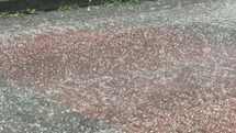 Kağıthane'de Dolu Yağışı Etkili Oldu