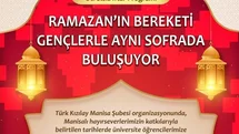 Kızılay, Manisa'da Üniversitelilere İftar Düzenliyor