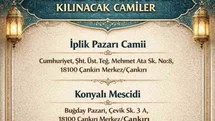 Çankırı'da Hatimle Teravih Namazı Kılınacak Camiler