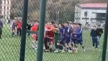 Tokat'ta Amatör Futbol Maçında Kavga