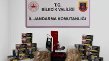 Bilecik’te çok sayıda makaron ele geçirildi