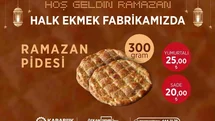 Karabük'te Ramazan Pidesi Fiyatları Belirlendi