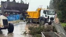 Mersin'de Fırtına Sonrası Yoğun Çalışma