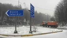 Bolu Dağı’nda kar yağışı başladı