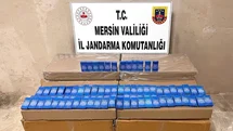 Mersin'de Jandarma'dan Kaçak Makaron Operasyonu