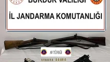 Burdur’da Ruhsatsız Silah Operasyonu