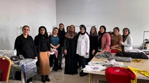 Yüksekova'da Kadınlar Dikiş Kursunda Buluşuyor