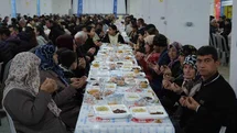 Aydın'da İftar Sofraları Kuruldu