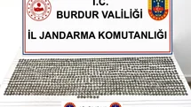Burdur’da tarihi eser operasyonunda bin 105 sikke ele geçirildi