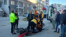 Burdur’da motosiklet ile otomobil çarpıştı: 1 yaralı