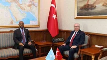 Bakan Güler, Somali Limanlar ve Deniz Ulaştırma Bakanı Nur’la görüştü