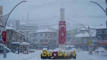 Bayburt'ta Kar Yağışı Uyarısı
