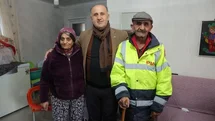 Aydın'da Yaşlı Çifte Yardım