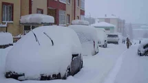 Erzurum'da Kar Yağışı Etkili Oldu