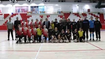 Bilecik'te Yıldız Kızlar Futsal Maçı