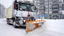 Erzurum'da Karla Mücadele Çalışmaları Sürekli Devam Ediyor