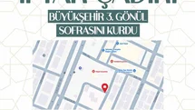 Kayseri'de Üçüncü Gönül Sofrası Kuruldu