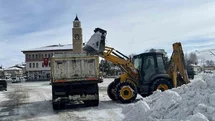 Bayburt'ta Karla Mücadele Çalışmaları Sürüyor