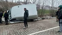 Çorum'da Panelvan Araç Kazası