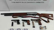 Yakakent’te uyuşturucu ve silah ele geçirildi