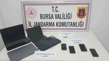 Bursa’da Jandarmadan milyonluk bahis vurgununa darbe, 4 kişi yakalandı