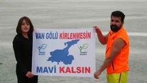 Van'da Gezgin Öğretmenden Van Gölü Mesajı