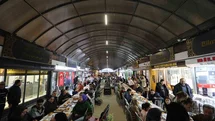 Uzun Çarşı’da iftar sofrası kuruldu