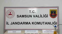 Samsun’da jandarma uyuşturucu ve kaçak ürün ele geçirdi
