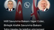 Bakan Güler ve İngiliz Mevkidaşı Görüştü