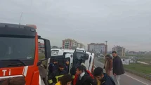 Tekirdağ’da Tır Devrildi