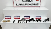 Rize'de Silah ve Uyuşturucu Operasyonu