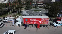 Deprem Haftası’nda simülasyon tırı sahada