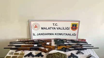 Malatya'da Silah ve Uyuşturucu Operasyonu