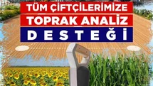 Tavas'ta Çiftçilere Toprak Analizi Desteği