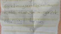 İlkokul kapısına tehdit içerikli not bırakan veli tutuklandı