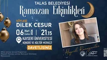 Talas'ta Ramazan Etkinlikleri Devam Ediyor