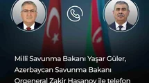 Bakan Güler Azerbaycanlı Mevkidaşı ile Görüştü