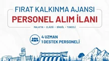 Fırat Kalkınma Ajansı personel alımı başvuruları başladı