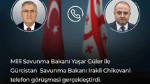 Gürcistan Savunma Bakanı ile Telefon Görüşmesi