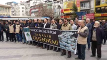 Gaziantep’te ABD ve İsrail’in İran’a yönelik saldırıları protesto edildi