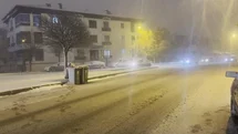 Erzincan’da kar yağışı