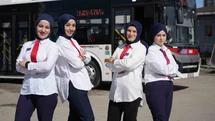 Direksiyonda kadın gücü: Samsun’da yolcuları kadın şoförler taşıyor