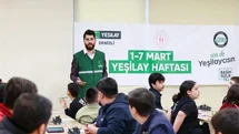 Denizli Yeşilay Haftası’nda yeşile büründü