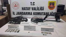 Hatay’da sikke ve yüzük ele geçirildi