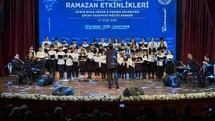 Pendik’te ilahiler ve ezgiler çocukların sesinden yükseldi