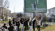 Kütahyalılar, Kütahyaspor’un zaferini dev ekrandan izledi