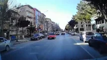 Isparta'da Tehlikeli Sollama Anları