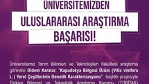 Niğde Üniversitesi'nden Uluslararası Araştırma Başarısı