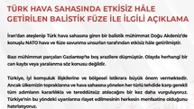 İran'dan Gelen Balistik Mühimmat Etkisiz Hale Getirildi