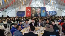 Arama kurtarma ekipleri iftar çadırında ağırlandı